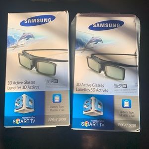 Samsung 3D glasses 2 pairs